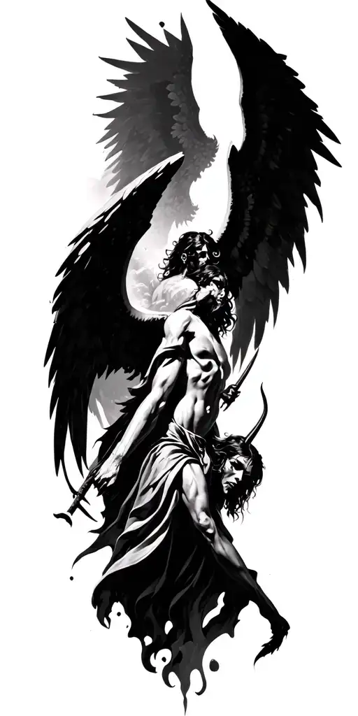 Angels Vs Demons War Scene