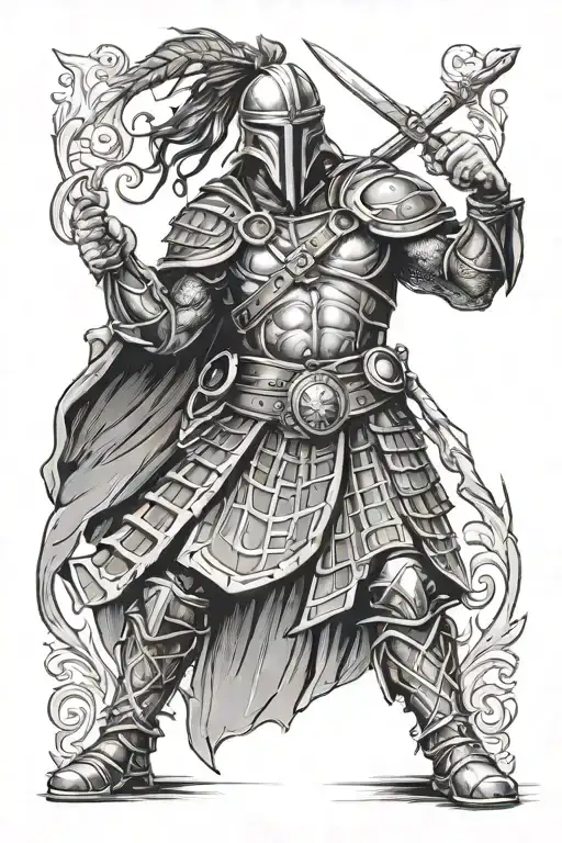 A Dras Scottish Warrior