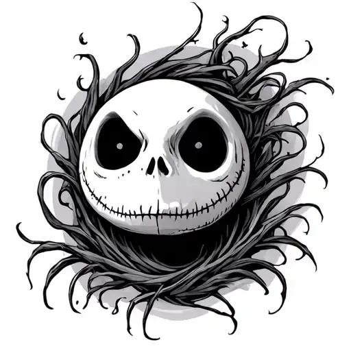 Jack Skellington Outline Cover Up