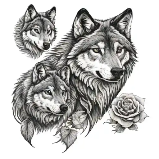 Wolf Family Rose