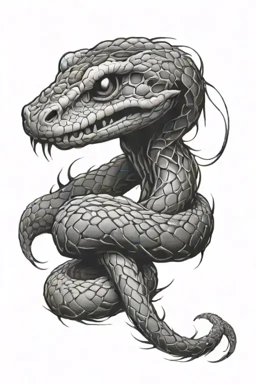 Decaying Snake Wrapped