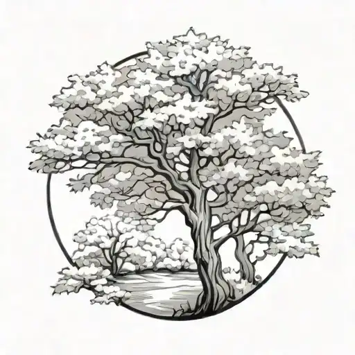 Rosss And Maple Tree Forest