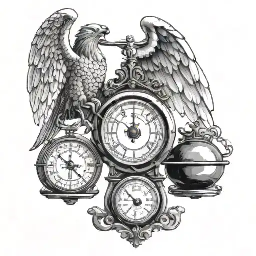 Weigh Scale With A Deomon On One Side And Angel On The Other