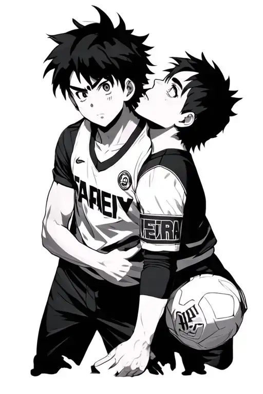 Inazuma Eleven Byron Love And Shawn Frost Making A Separate Super Technique