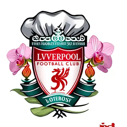 Liverpool Football Club Logo With Orchids A Chef Hat And Om