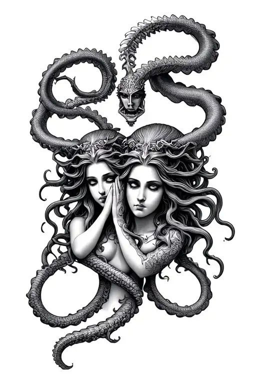 Libra And Medusa Together Speak No Evil Hear No Evil