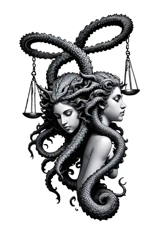 Libra And Medusa Together Speak No Evil Hear No Evil