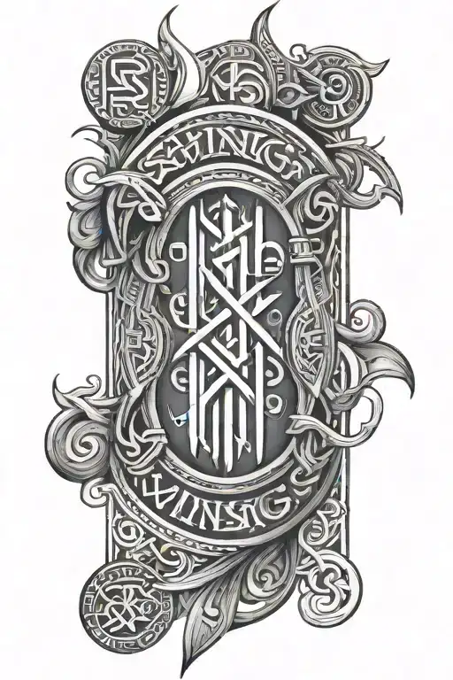 Vikings Runes Tattoo Illusion And Protection