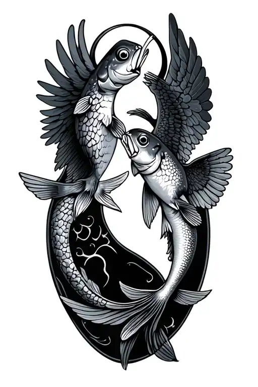 Sign Of Fish And Angels