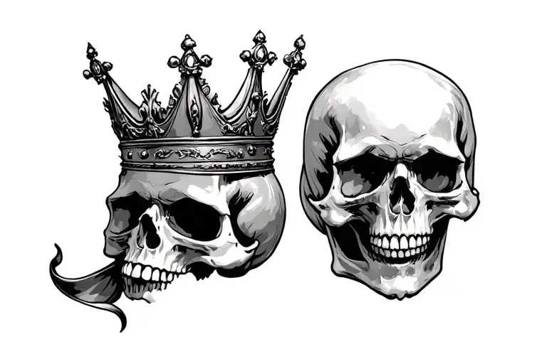 Skull With A Crown