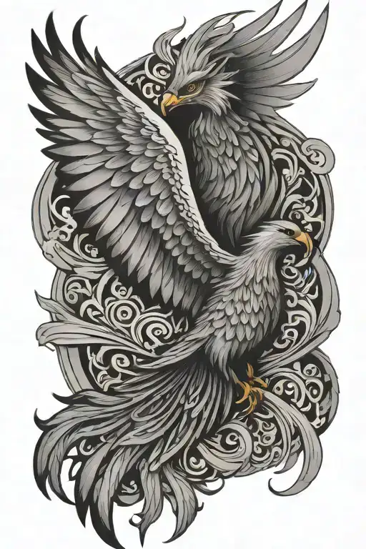 Phoenix Wings Spread
