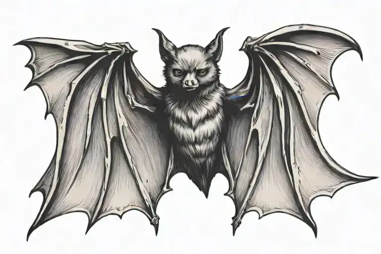 Bat Wings Spread