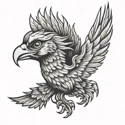 Liver Bird Straight Facing