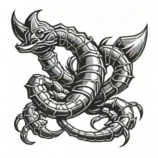 Spade And Scorpion Minimalist