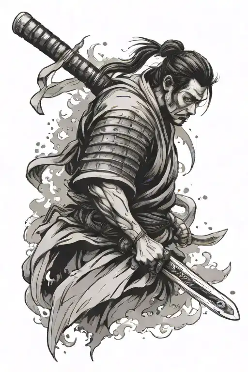 Katana Samurai Forearm