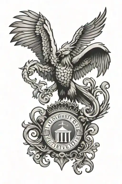 Liver Bird Wings Spread With Anfield Gate In The Background