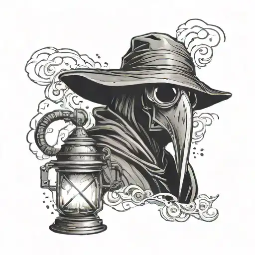 Plague Doctor Lantern Spooky