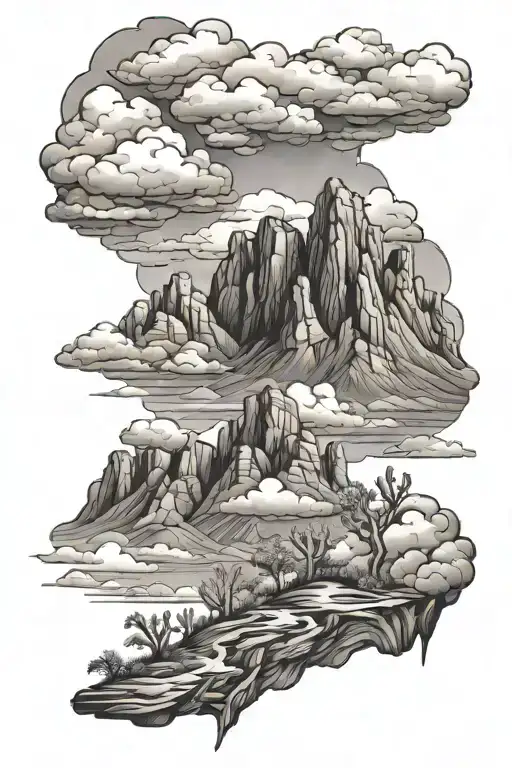 Arizona Mountains Clouds