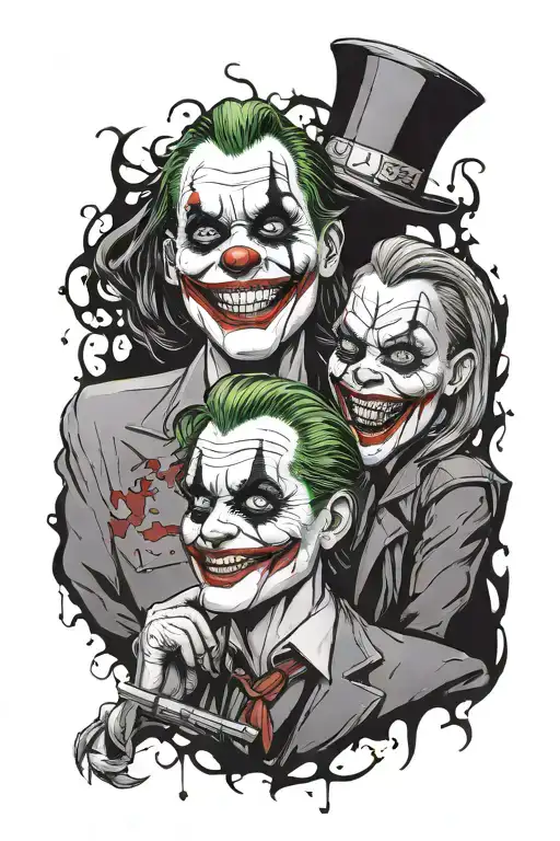 Joker Harley Quinn 88 95 Sign Transformed