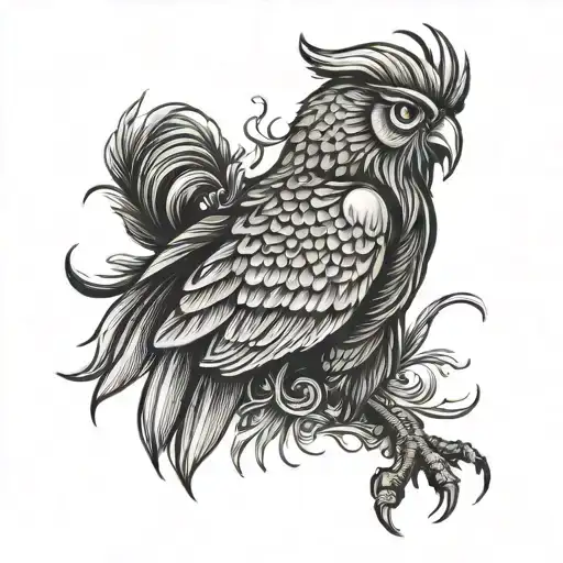 Scorpio Rooster Owl