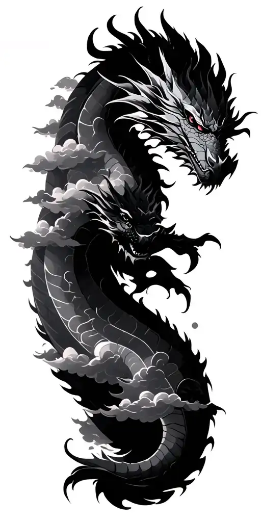 Dragon And Clouds Sleeve