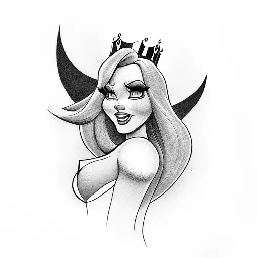 Jessica Rabbit With Red Crown