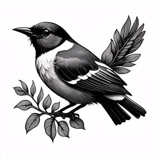 Wren Bird And Father Bird