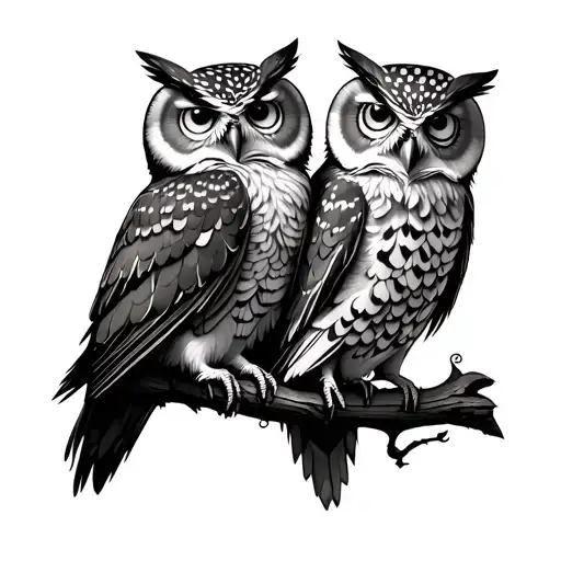 Gemini Two Face Owls