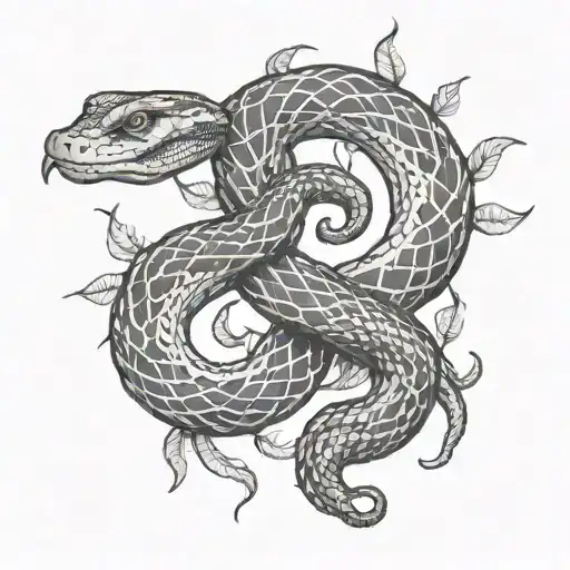 Taurus Snake Intertwined