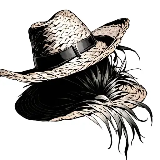 Straw Hat Group Tattoo Design