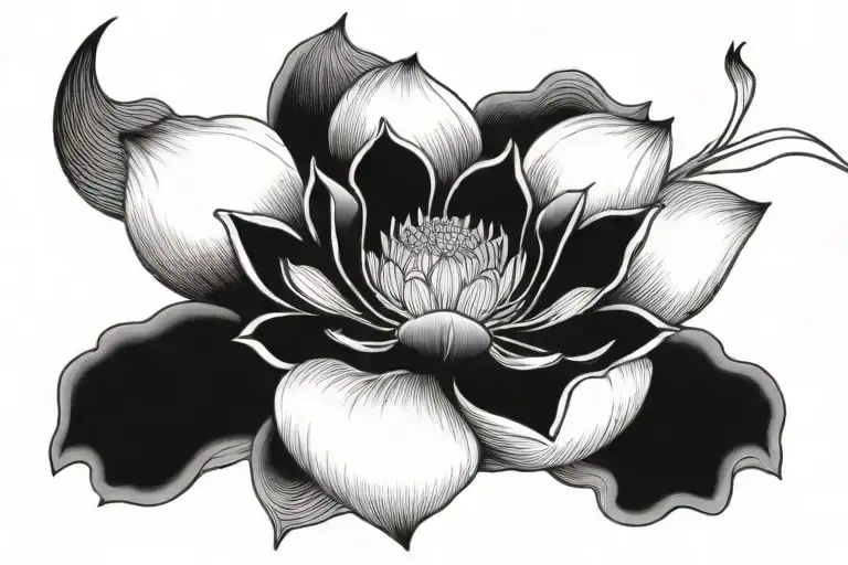 Japanese Lotus Flower
