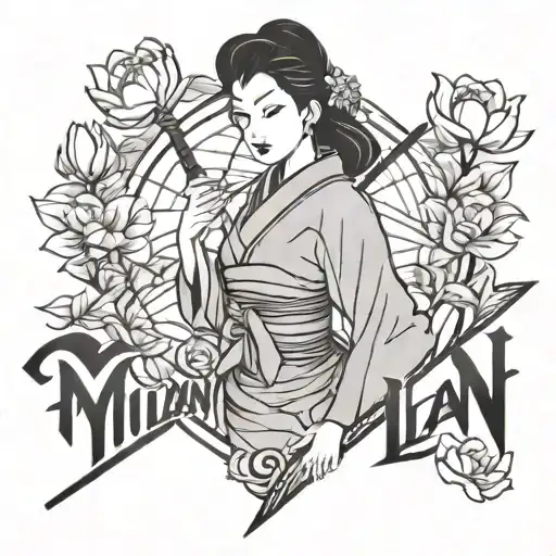 Joint Tattoo With My Sister Based On The Song Lesson Number 1 From The Movie Mulan 2