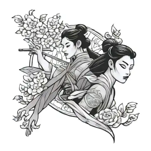 Joint Tattoo With My Sister Based On The Song Lesson Number 1 From The Movie Mulan 2