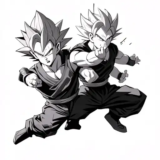 Goku And Vegeta