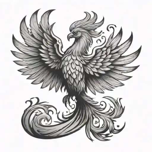 Phoenix With Wings