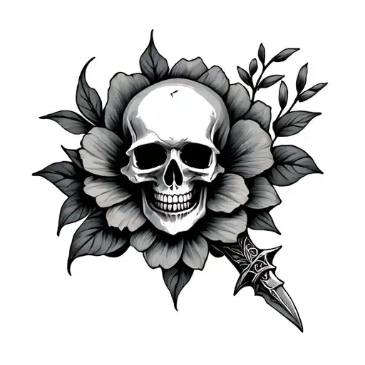 Dagger Skull Flower