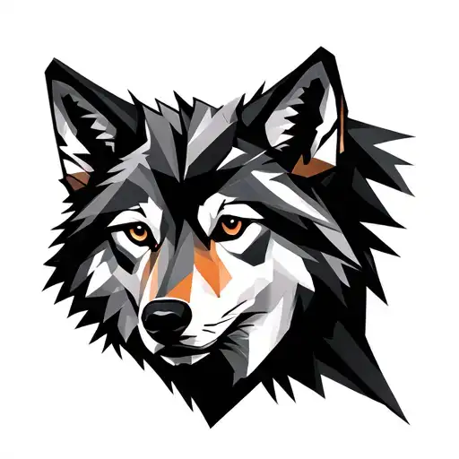Wolf Geometric Small