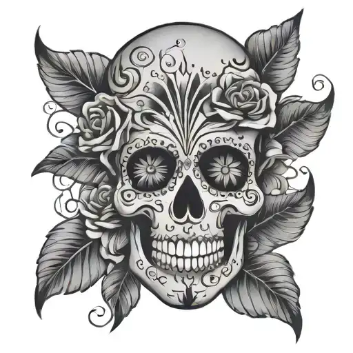 Broken Sugar Skull