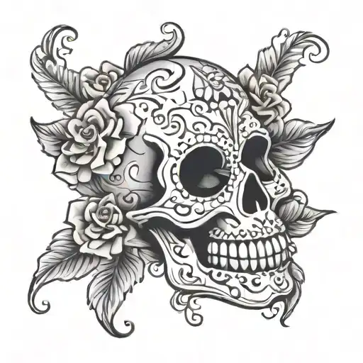 Broken Sugar Skull