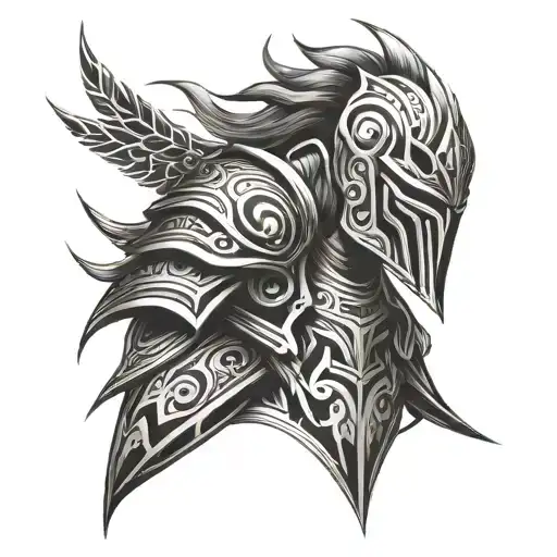 Tribal Tattoo Dark Warrior