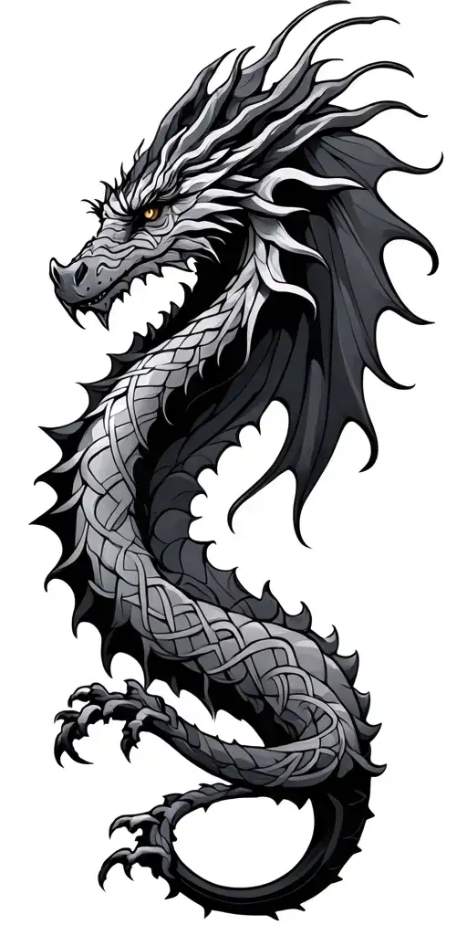 Celtic Dragon Wrapped