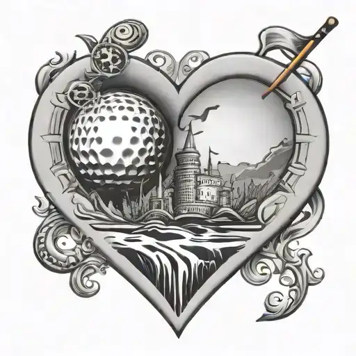 Travel Golf Heart