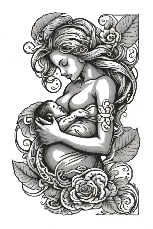 Small Breastfeeding Symbol