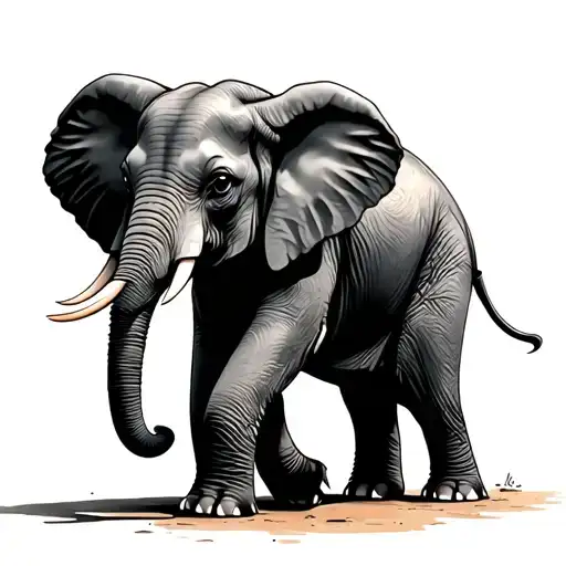 Elephant Walking Over Me