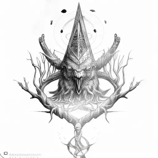 Hugin And Munin On Yggdrasil At Forearm