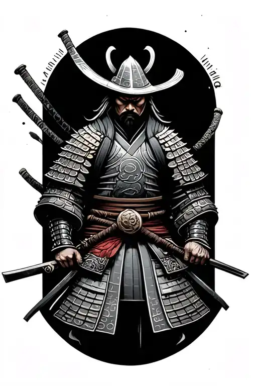 Samurai Warrior Surrounded