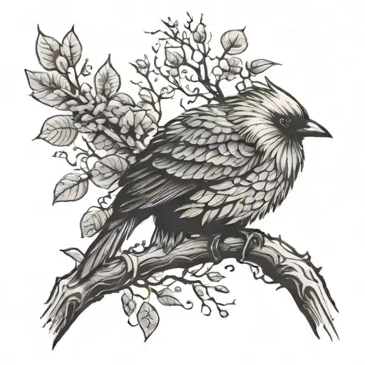 I Never Saw A Wild Thing Sorry For Itself Bird Branch