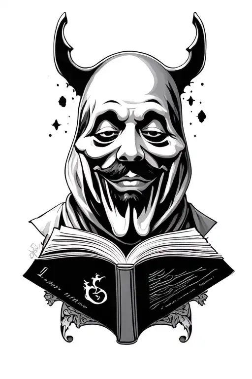 Ghostface Reading Book