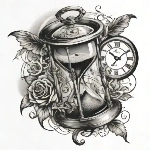 Clock Hour Glass