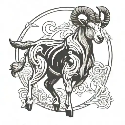 Taurus Zodiac Sign Combined Goat Zodiac Sign
